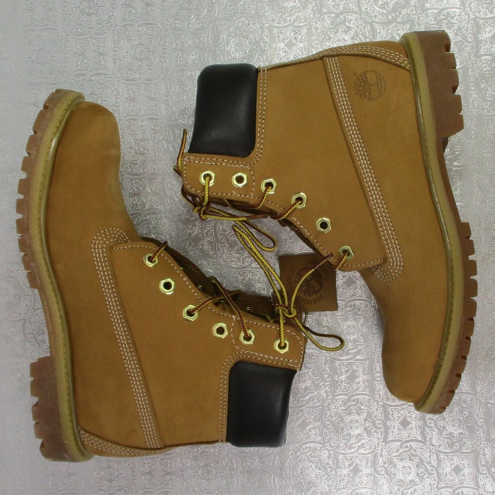 TIMBERLAND Tan Waterproof Boots NIB Size 7.5 - Picture 6 of 14